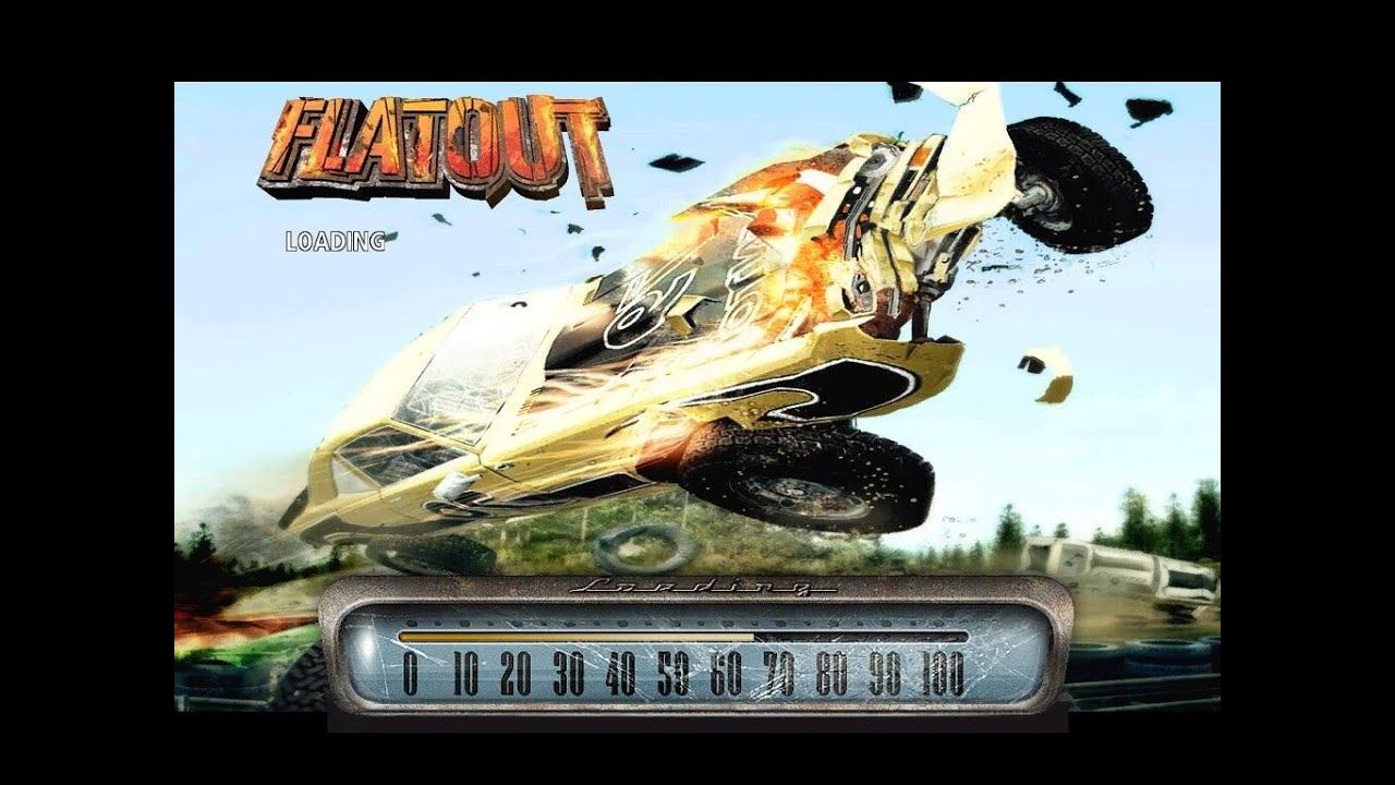 Flatout-1 Gameplay (No Commentary) - Race 1 смотреть онлайн