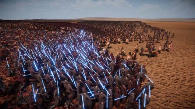 2 Million Roman Generals Vs 75,000 Jedi | Ultimate Epic Battle Simulator 2 | UEBS2 смотреть онлайн