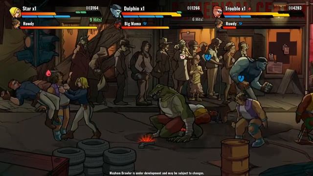Mayhem Brawler Demo Co-op 3 Players Legend Arcade Steam Parsec 20210620 смотреть онлайн