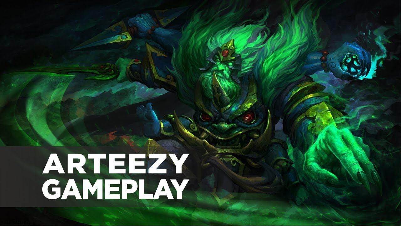 Arteezy playing Wraith King (Gameplay) смотреть онлайн