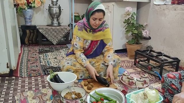 Real Life In An Azerbaijani Village! Homemade Food Cooked In The Mountain Village!