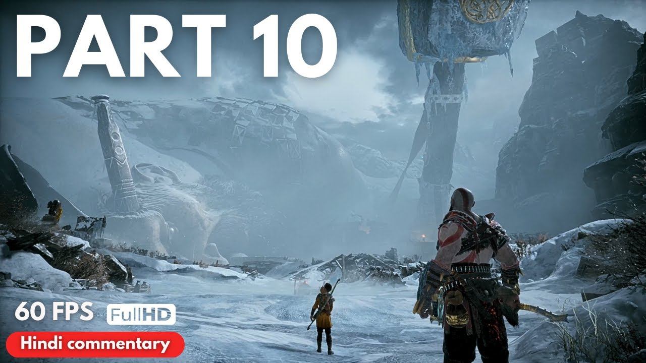 God of War - Part 10 | Head of Tamur | Hindi commentary Full HD 60 FPS смотреть онлайн