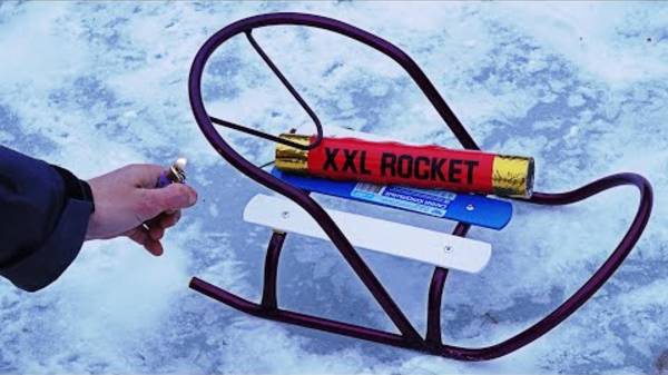 РЕАКТИВНЫЕ сани. РАКЕТА XXL ЭКСПЕРИМЕНТ смотреть онлайн