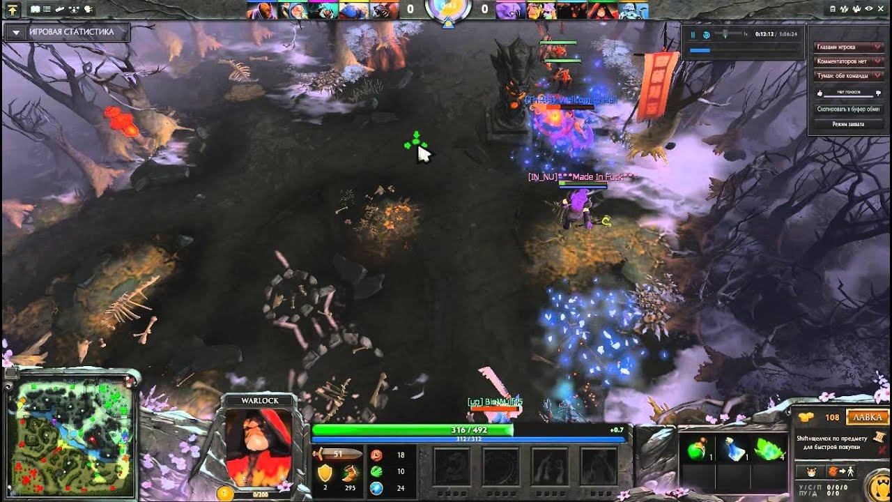 Классный момент Dota 2 (Warlok) смотреть онлайн