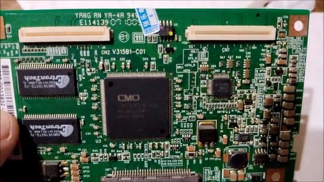 SAMSUNG  LE32A330J1XRU негативное изображение.