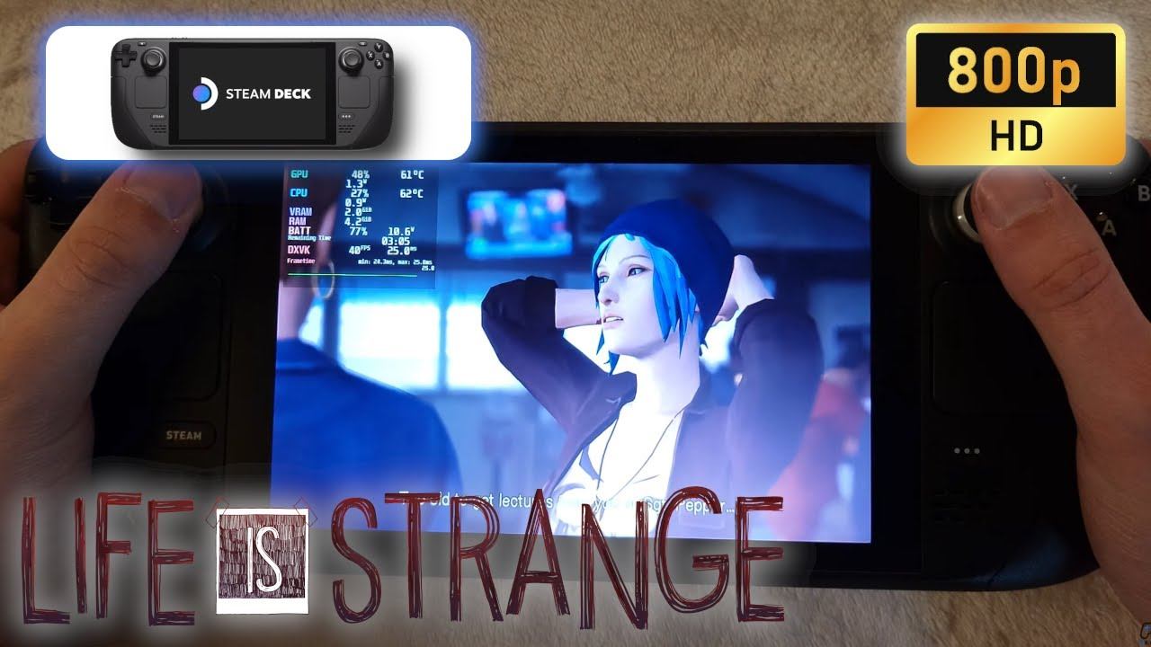 Steam Deck | Life is Strange | 800p | High settings смотреть онлайн