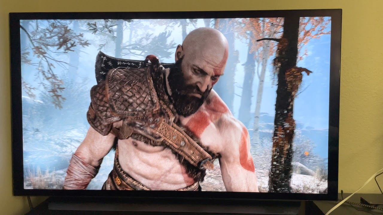 LG CX 55” OLED 4K TV God Of War 60fps смотреть онлайн