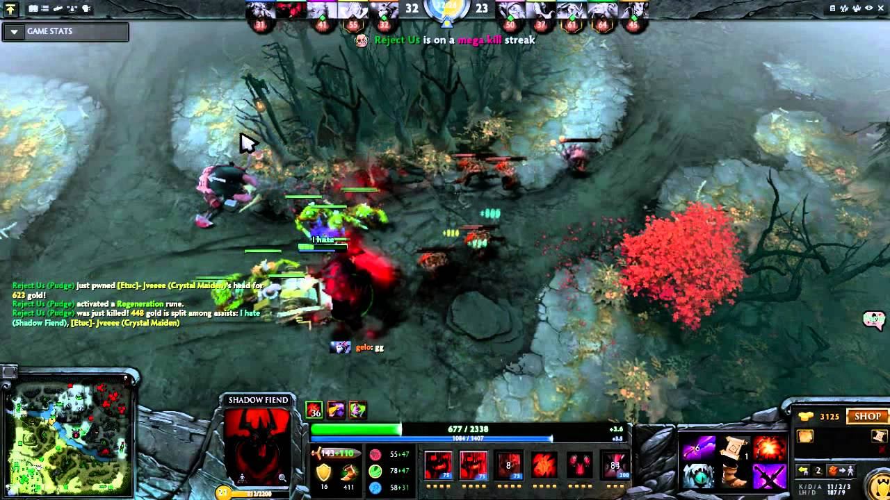Sableng Shadow Fiend - Lag is just a Plan - Dota 2 Game Play смотреть онлайн