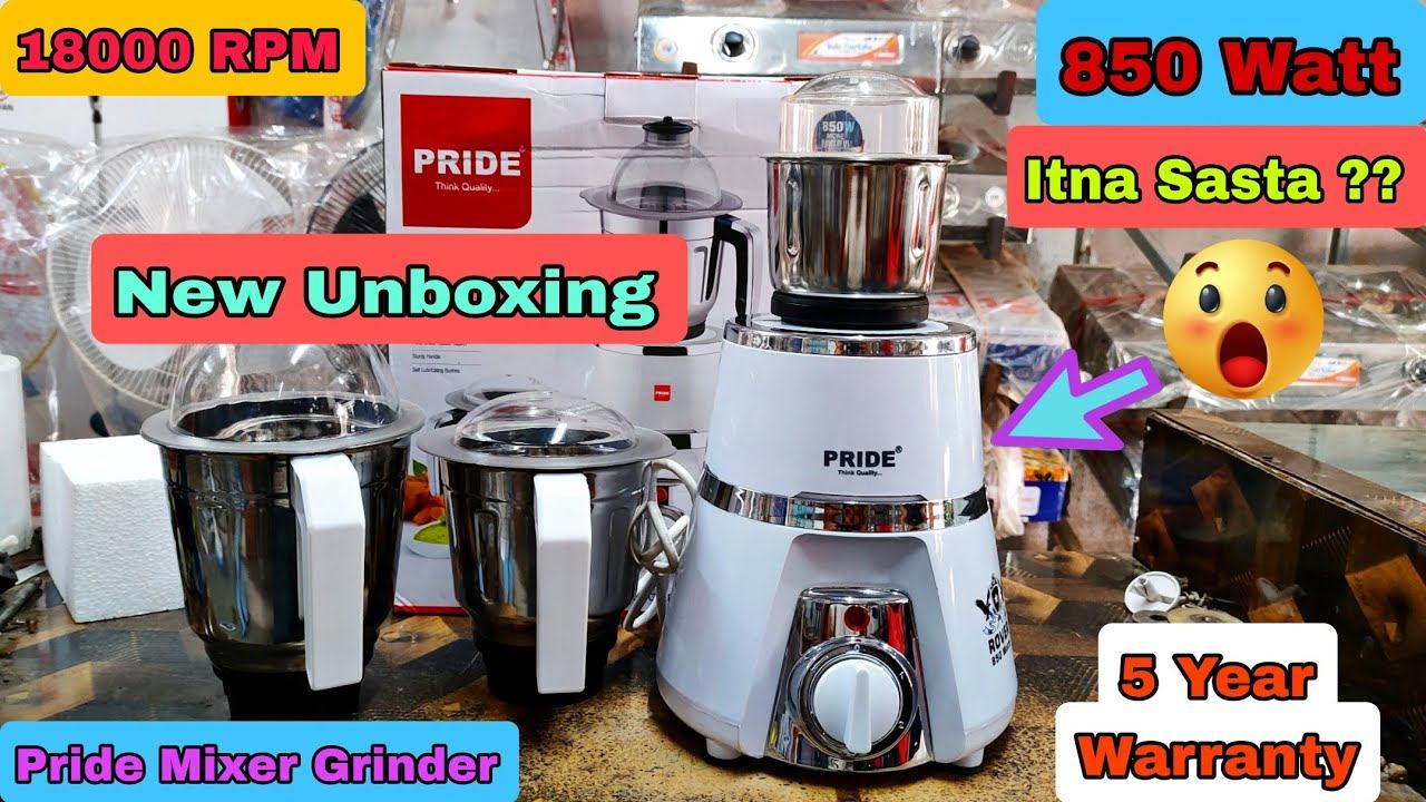 New Mixer Grinder Unboxing || 850 Watt 😱🥵 || смотреть онлайн