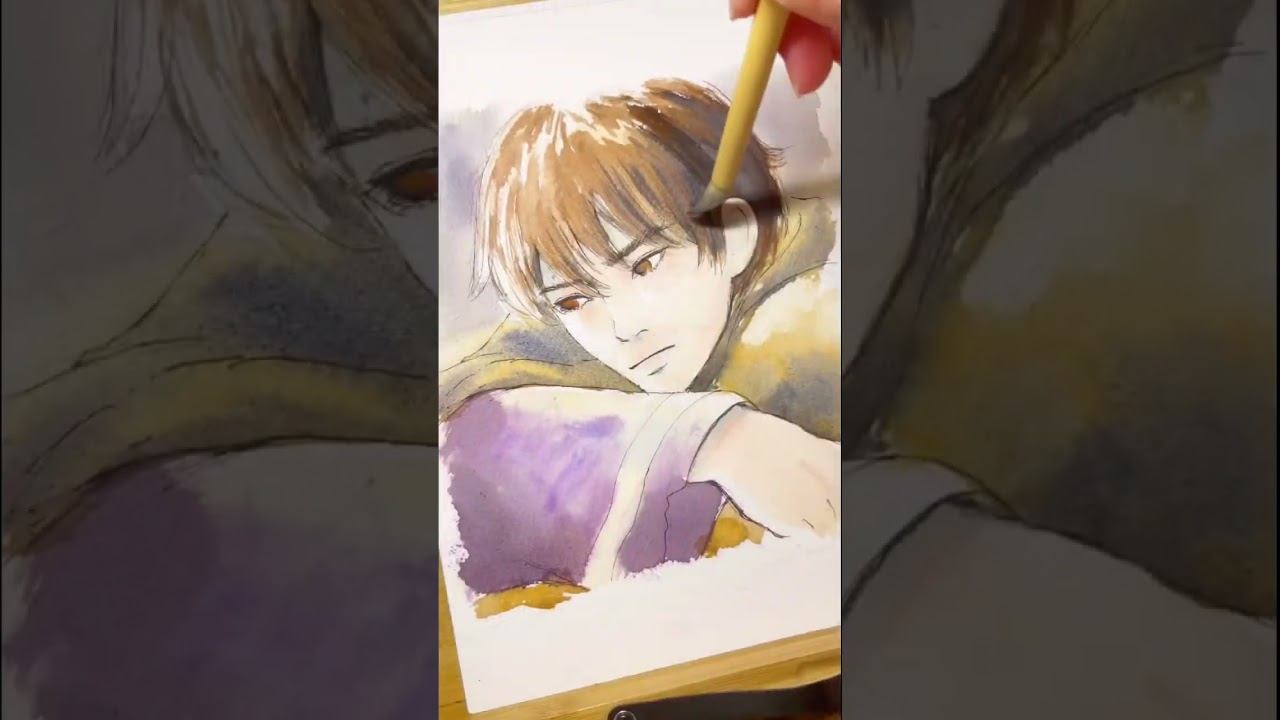 【ゲド戦記】病みアレンを描きました！！水彩イラスト ジブリ смотреть онлайн