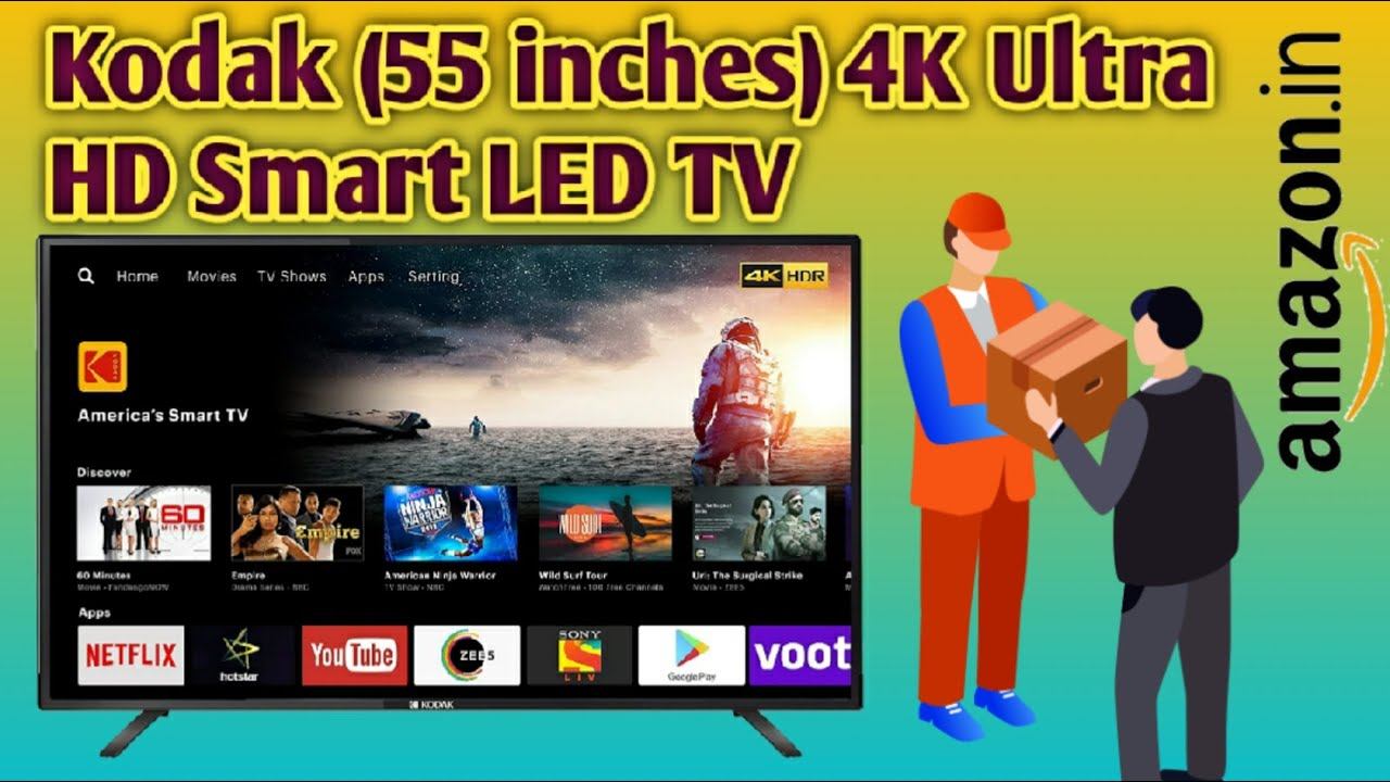 Kodak 140 cm (55 inches) 4K Ultra HD Smart LED TV смотреть онлайн