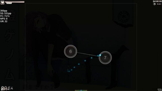 Daidai genome [3❌] [552x Combo] - Osu! смотреть онлайн