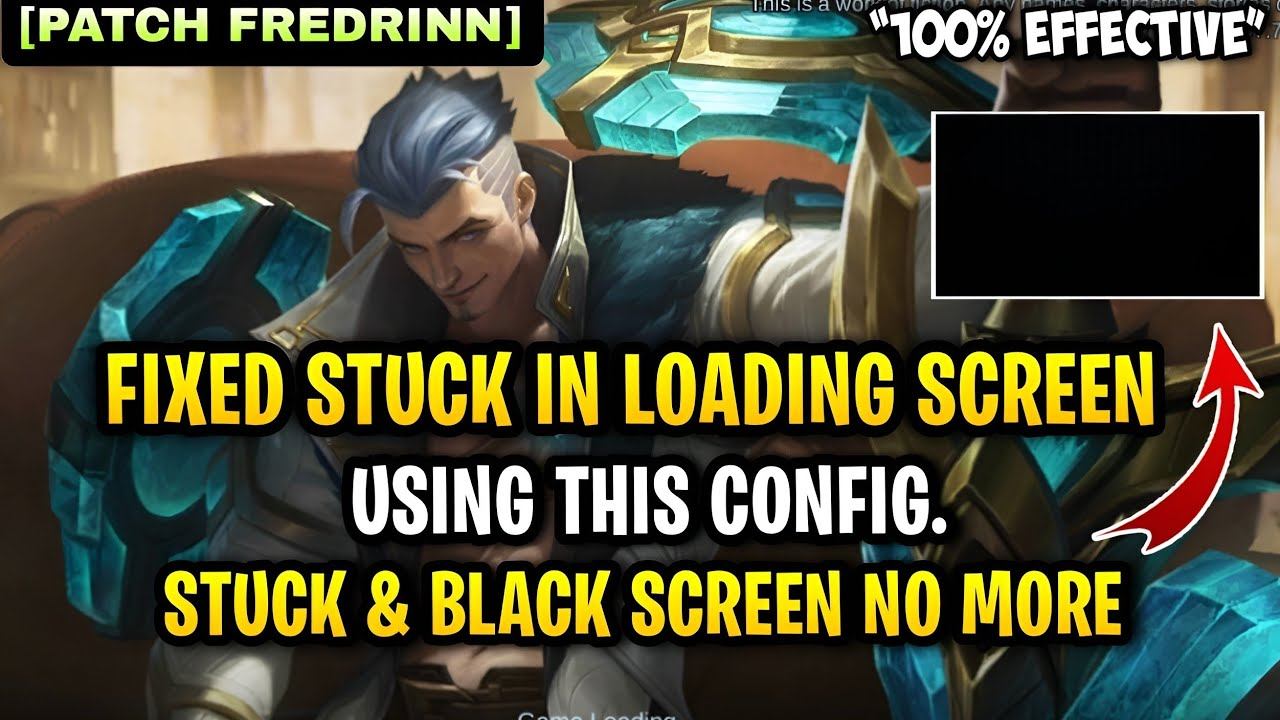 How To Fix Stuck In Loading Screen & Black Screen Mobile Legends - 100% Effective! (Patch Fredrinn) смотреть онлайн