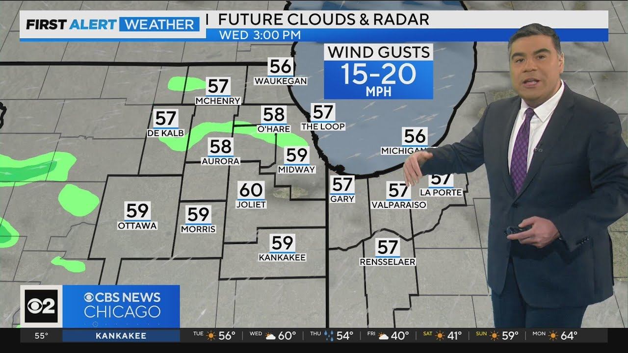 Warmer temps, and thunderstorms, could be on the way in Chicago смотреть онлайн