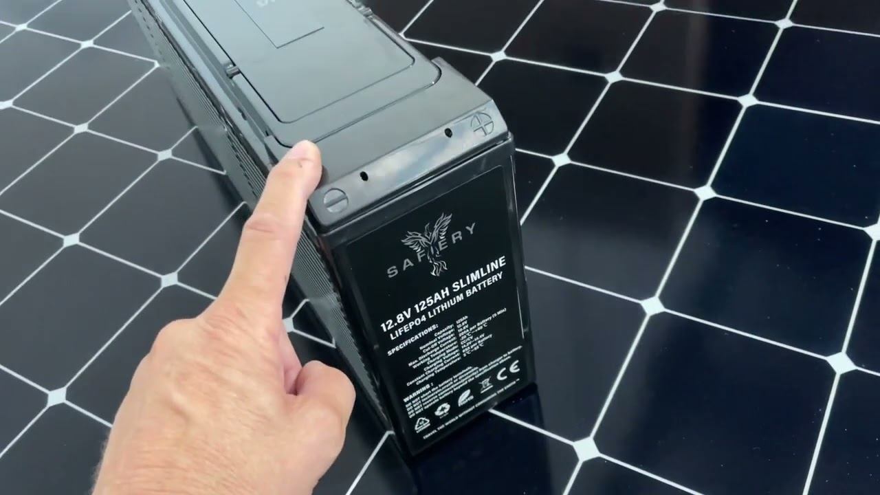 Clark Kent Ver2 125Ah Slimline Lithium Battery Only 200A BMS 108mm Wide Now In Stock