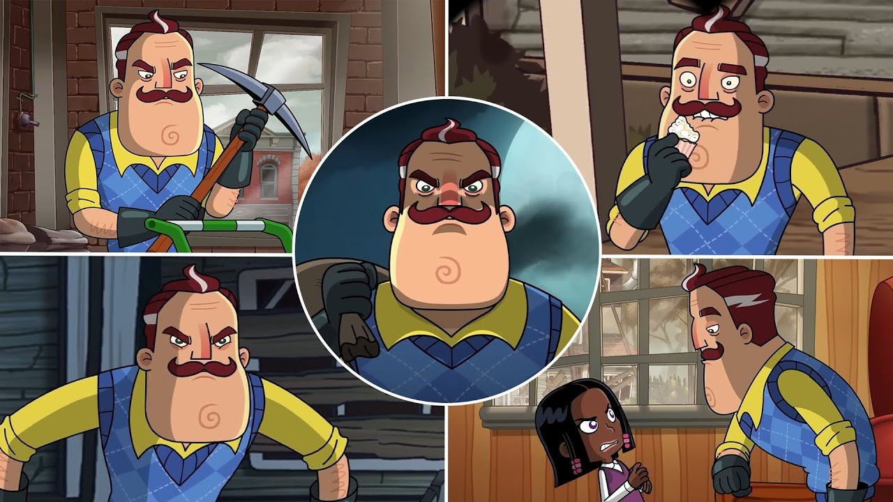 All Neighbor Scenes - Hello Neighbor Animated Series смотреть онлайн