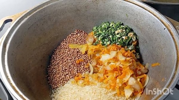 Очень Вкусная Каша Гречка с Рисом🍜