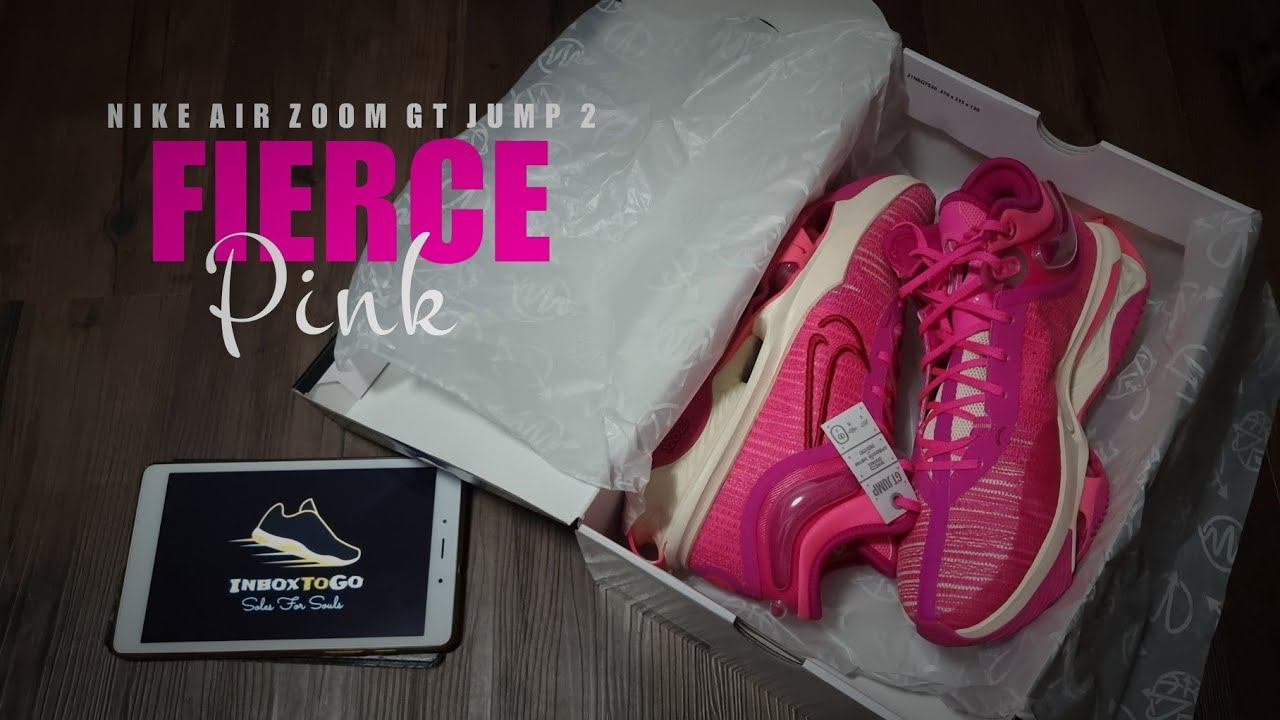 UNBOXING Nike Air Zoom GT Jump 2 FIERCE PINK 2023 смотреть онлайн