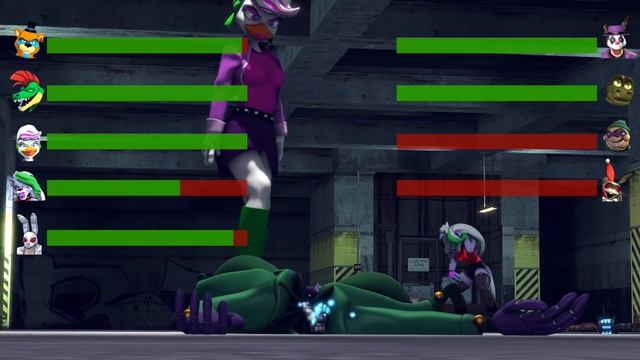 [SFM FNaF] Security Breach Fury's Rage vs Security Breach Villains WITH Healthbars смотреть онлайн