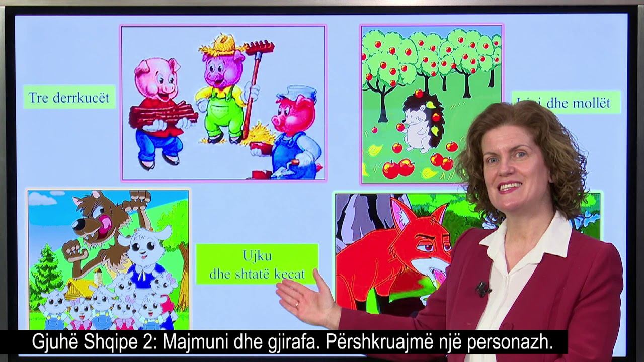 Gjuhë Shqipe 2 - Majmuni dhe gjirafa Përshkruajmë një personazh смотреть онлайн