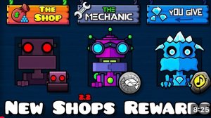 All new shops rewards / geometry dash 2.2