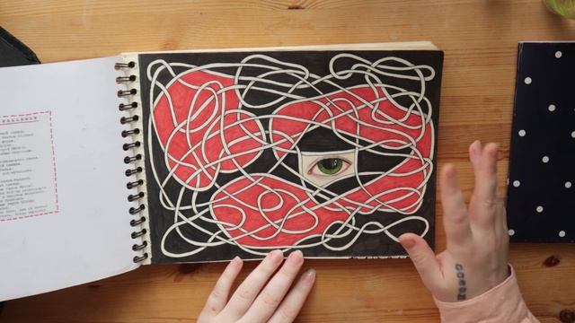 sketchbook tour #7 / показываю скетчбук, рассказываю про дешевые маркеры и много болтаю смотреть онлайн