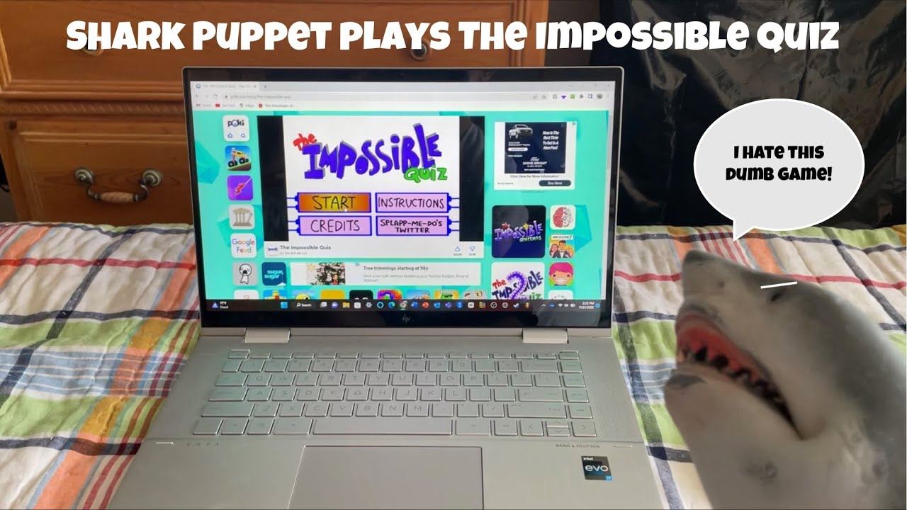 SB Movie: Shark Puppet plays The Impossible Quiz! смотреть онлайн