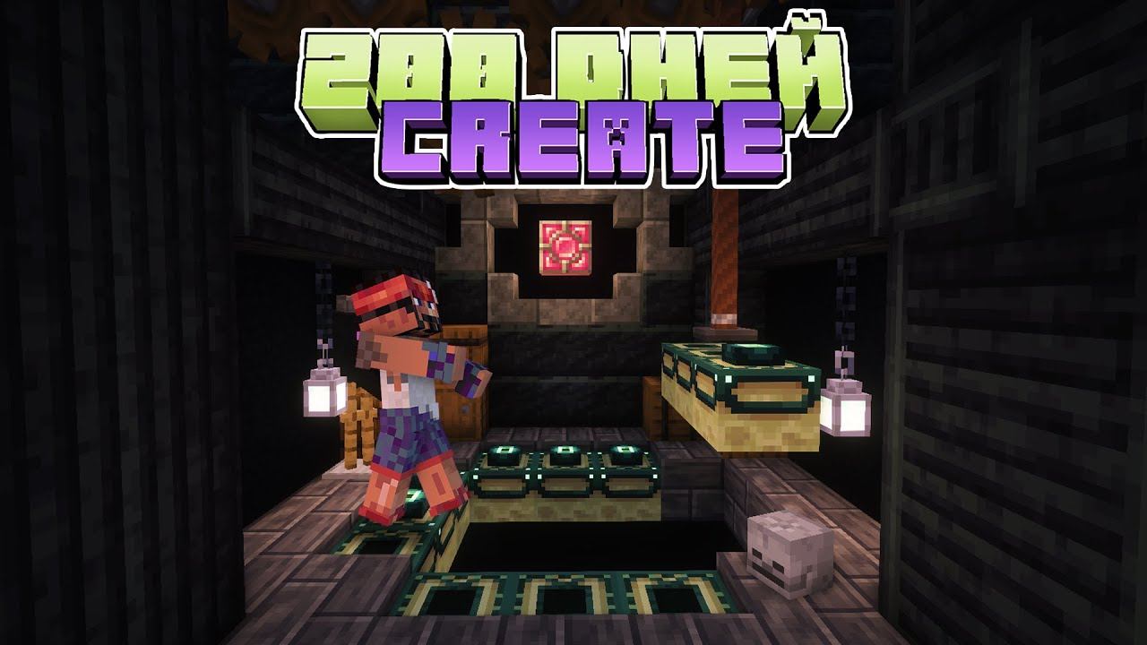 200 дней ПРАВИЛЬНОГО ВЫЖИВАНИЯ с модом CREATE смотреть онлайн