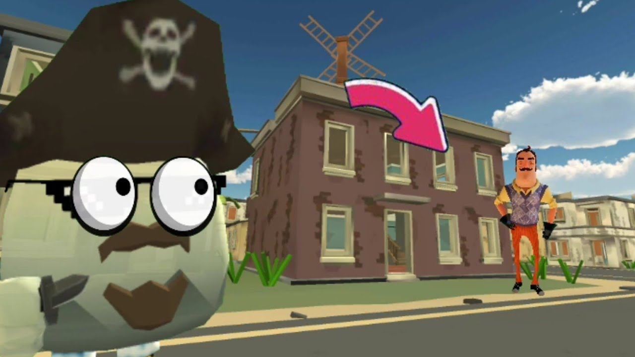 привет сосед в чикен Ган |hello neighbor in chicken gun| смотреть онлайн