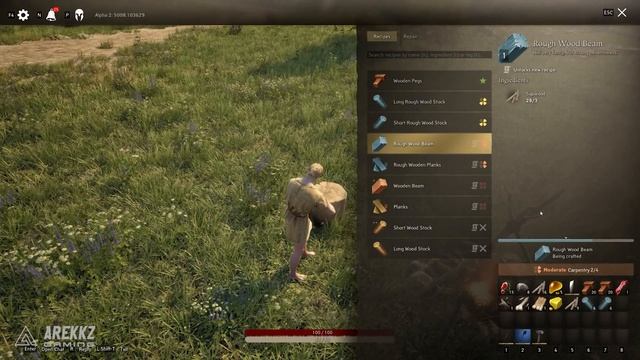 Pax Dei Gameplay Walkthrough Part 1 4K - 38 Minutes Of New Alpha Gameplay смотреть онлайн