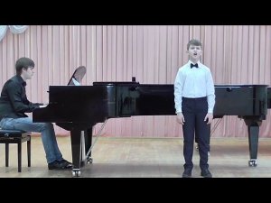 Илья Вавилов - «Шёл солдат походным строем»(автор Я. Дубравин, В. Суслов), 11 лет, ДМШ №1, г.Копейск