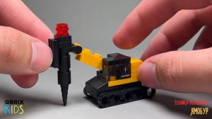Собираем ямобур из конструктора QBRIX KIDS - детские конструкторы с видеоинструкциями
