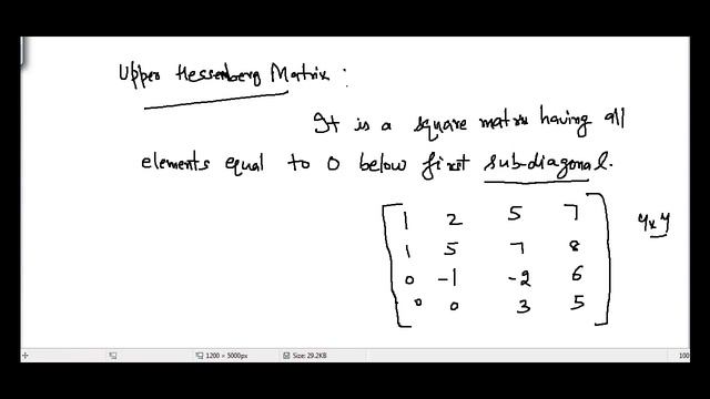 What is Hessenberg Matrix? смотреть онлайн