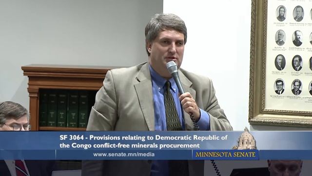 Sen. Sandy Pappas Introduces Legislation on Conflict Minerals смотреть онлайн