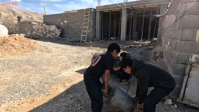 Nomadic Life: A Nomadic Woman Insulates The Roof Amidst Harassment From Her Husband