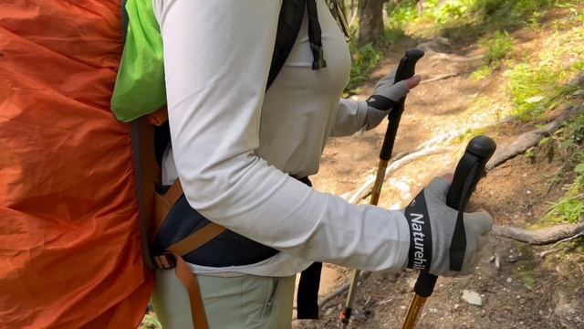 Зачем в походе палки? Обзор треккинговых палок Naturehike ST01 и Ecos. смотреть онлайн