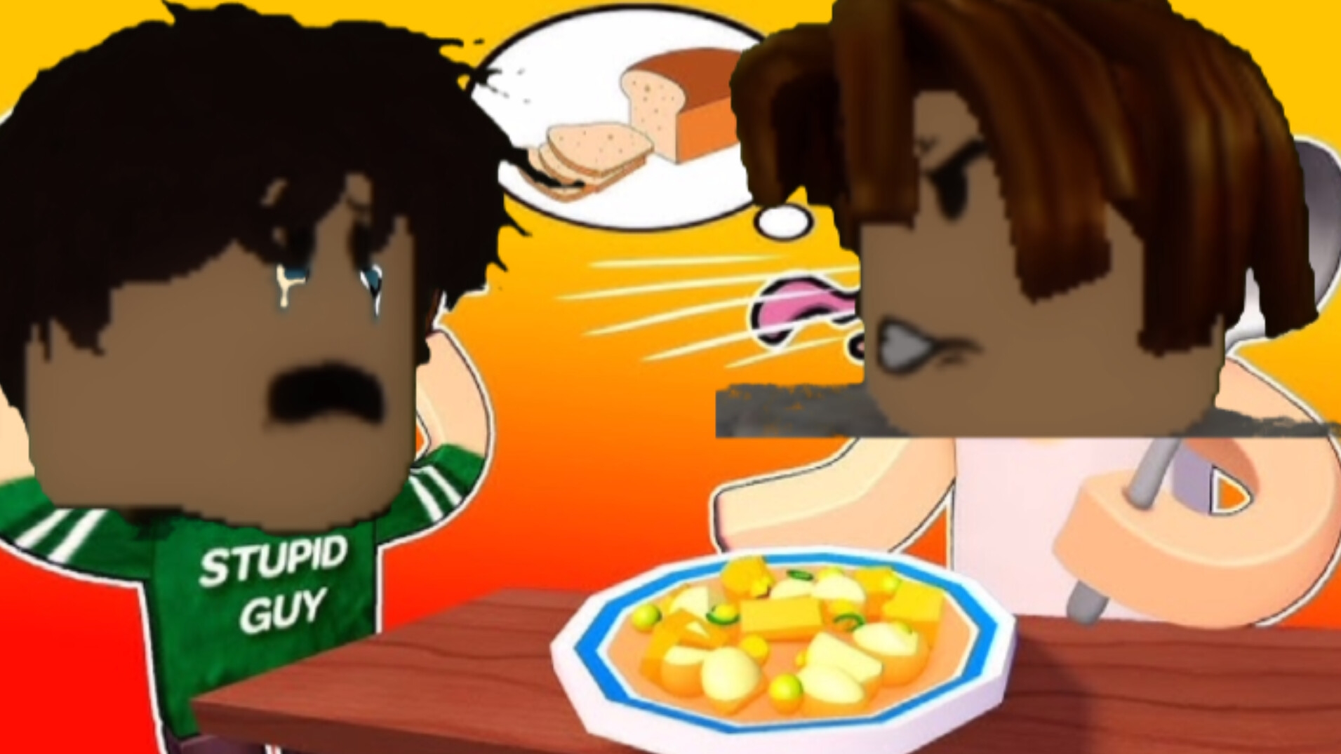 Глупый парень пошел за хлебом (анимация в Роблокс) смотреть онлайн