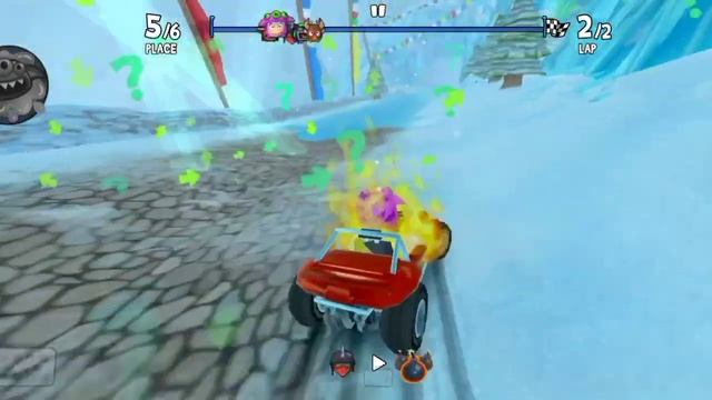 Blizzard Vale 🥶 || Cold Island In Beach Buggy Racing 2 Mod APK || Panda Mobile Game 🐼
