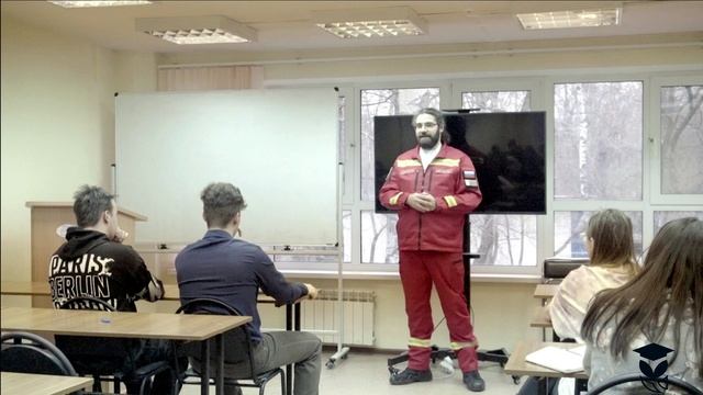 Открытая лекция "Психологическая помощь в ЧС". Прочитал Алекперов Забил на факультете психологии