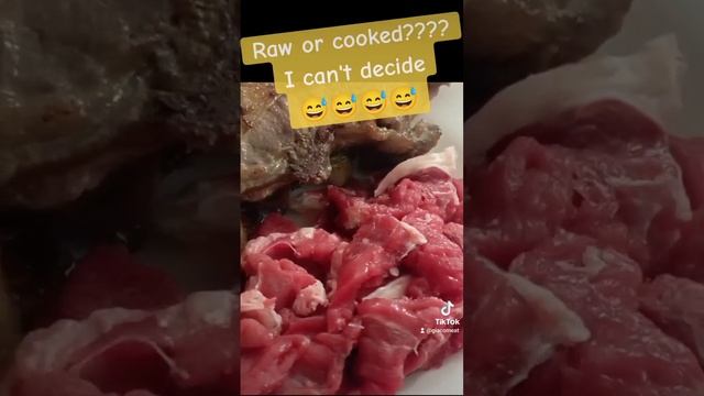 Raw or cooked????I can't decide😅😅😅😅 #carnivore #lowcarbdiet #dieta #carnivoreketo #carnivorediet смотреть онлайн