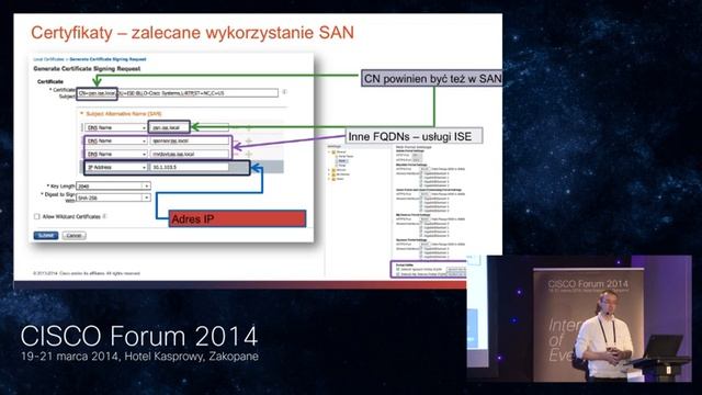 Cisco Forum 2014: "Dobre praktyki implementacji ISE" Piotr Kupisiewicz, Michał Garcarz (Cisco) смотреть онлайн