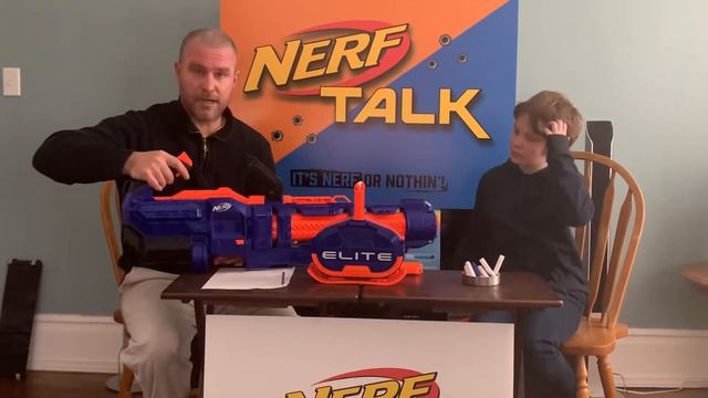 Nerf ELITE TITAN CS-50! REVIEW! 50 Dart Drum, FULL AUTO, and Huge! #nerfreview смотреть онлайн
