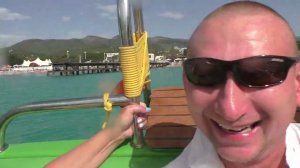 КАБАРДИНКА. МОРЕ .КАТЕР. СТАРЫЙ  ПАРК.