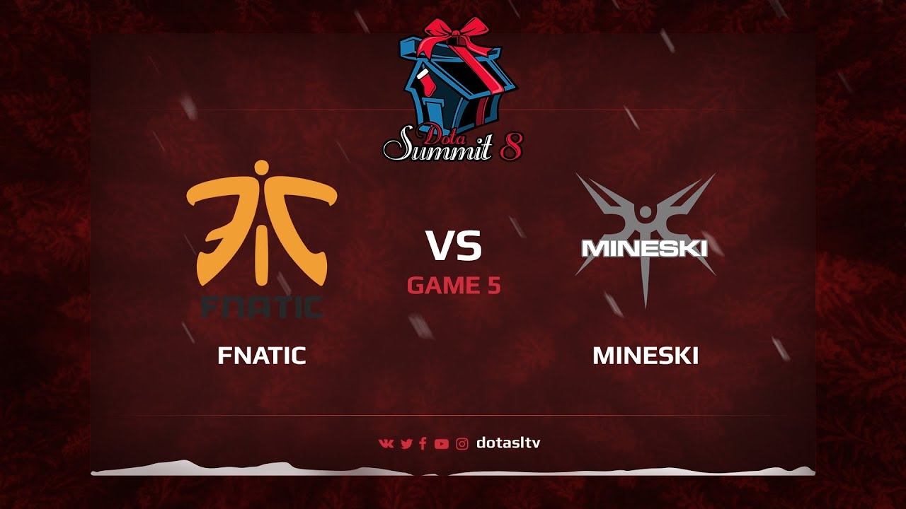 Fnatic против Mineski, Пятая карта, Квалификация на Dota Summit 8 смотреть онлайн