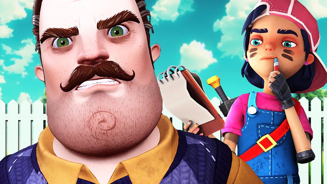 Hello Neighbor VR is fun 3 смотреть онлайн