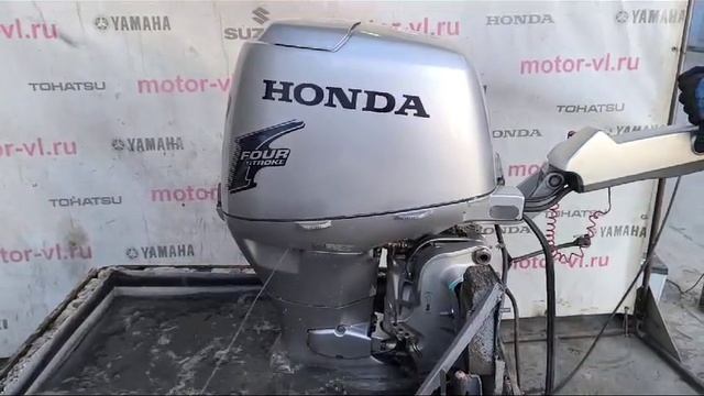 Honda BF50. Запуск двигателя.