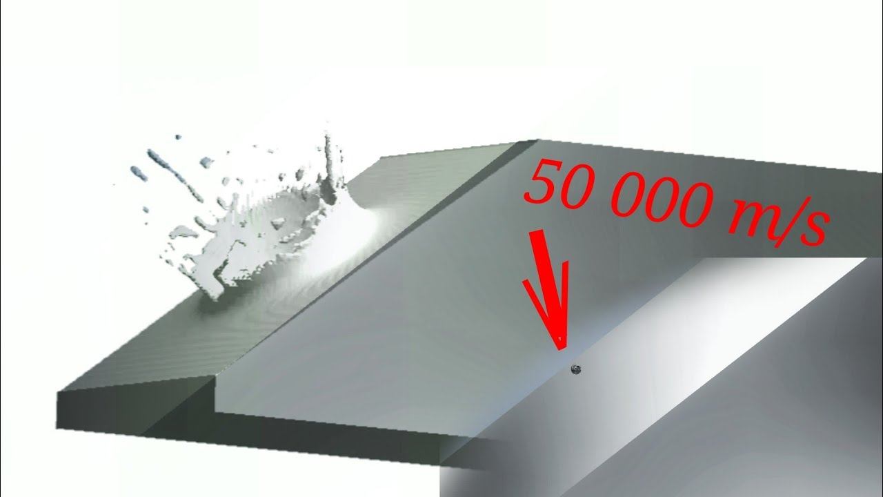 50km/s, 4mm Sphere vs Armor Simulation смотреть онлайн