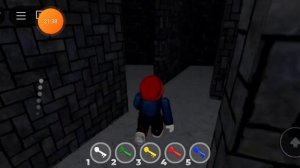 я прошёл 1 главу в игре побег из сыра ужас в роблокс!