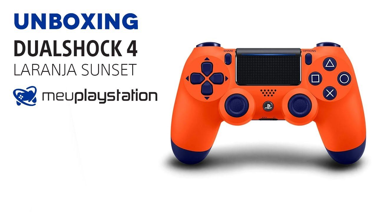 UNBOXING: DualShock 4 LARANJA SUNSET | PS4 смотреть онлайн