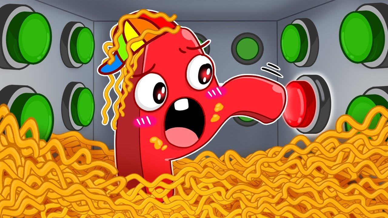 Alphabet Lore Baby But In 1000 Mystery Buttons Challenge | Convenience Store Mukbang ASMR | CookMuk
